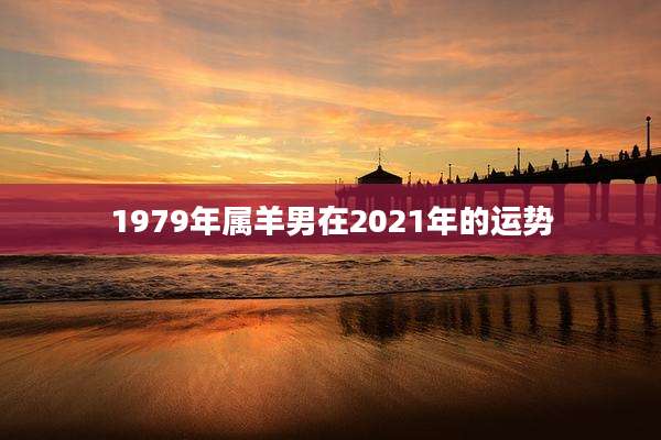 1979年属羊男在2021年的运势