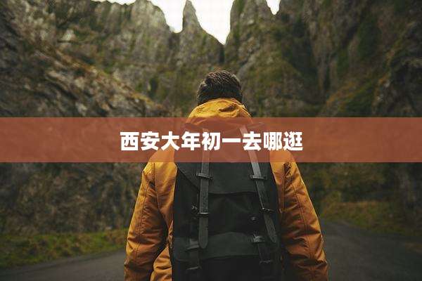 西安大年初一去哪逛