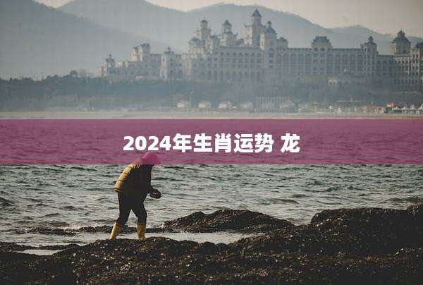 2024年生肖运势 龙