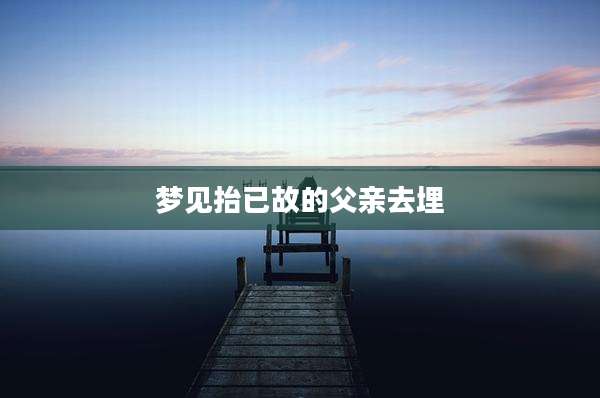 梦见抬已故的父亲去埋