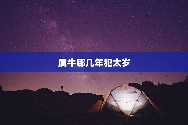 属牛哪几年犯太岁
