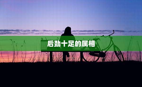 后劲十足的属相