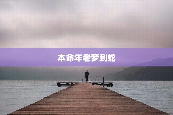 本命年老梦到蛇
