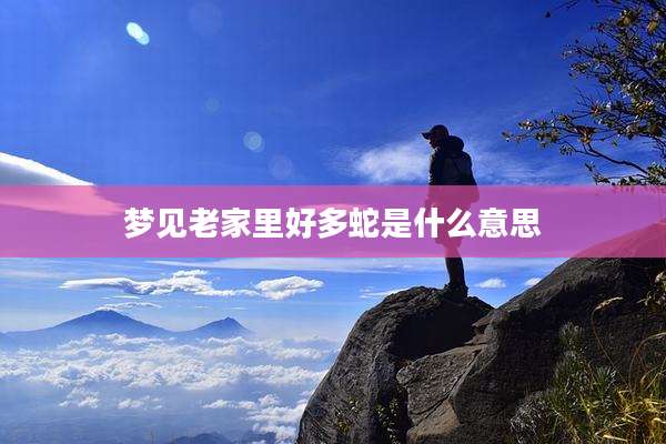 梦见老家里好多蛇是什么意思