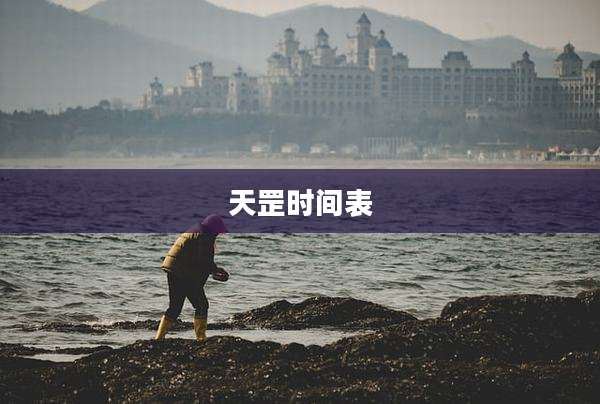 天罡时间表