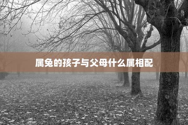 属兔的孩子与父母什么属相配
