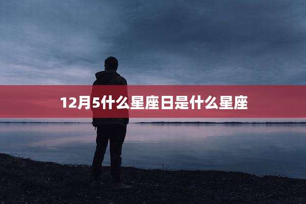 12月5什么星座日是什么星座