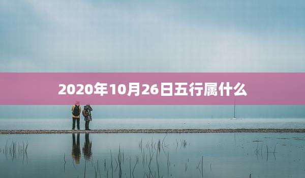 2020年10月26日五行属什么