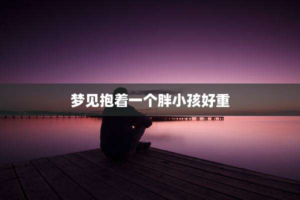 梦见抱着一个胖小孩好重