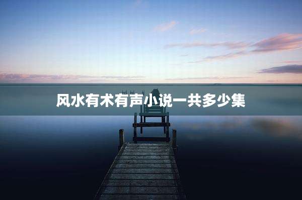 风水有术有声小说一共多少集