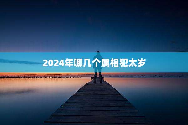 2024年哪几个属相犯太岁