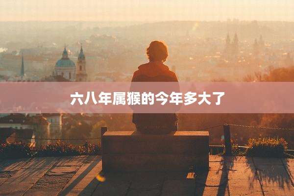 六八年属猴的今年多大了