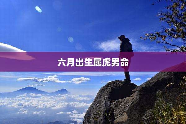 六月出生属虎男命