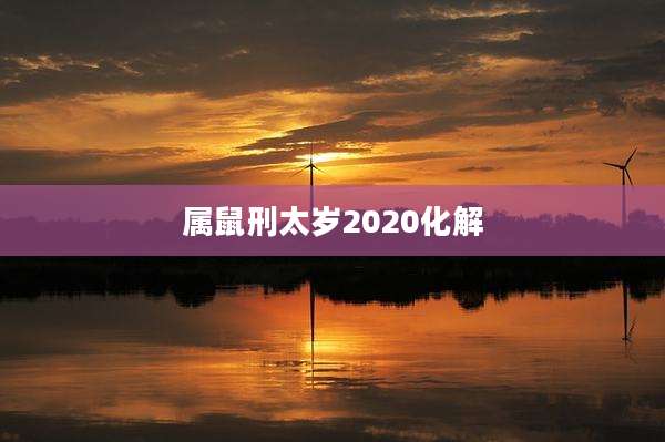 属鼠刑太岁2020化解