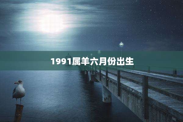 1991属羊六月份出生