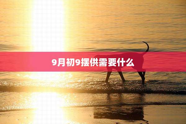 9月初9摆供需要什么