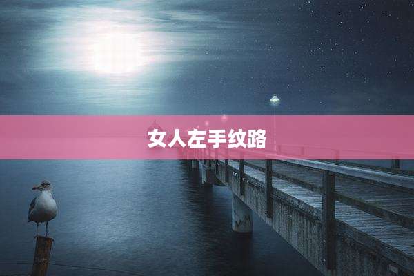 女人左手纹路
