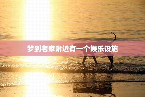 梦到老家附近有一个娱乐设施
