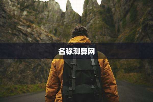名称测算网