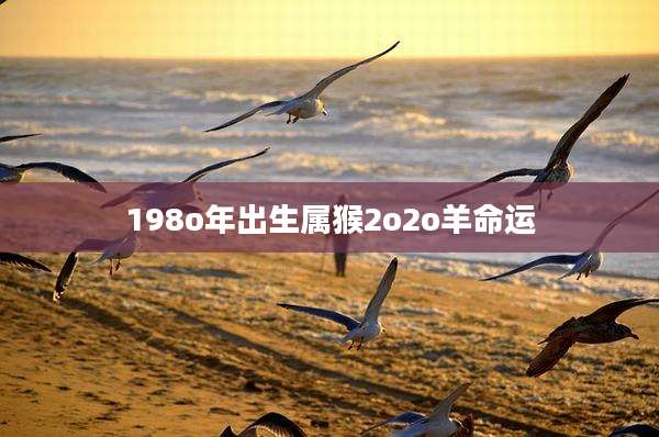 198o年出生属猴2o2o羊命运