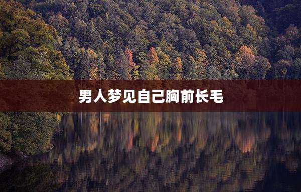 男人梦见自己胸前长毛