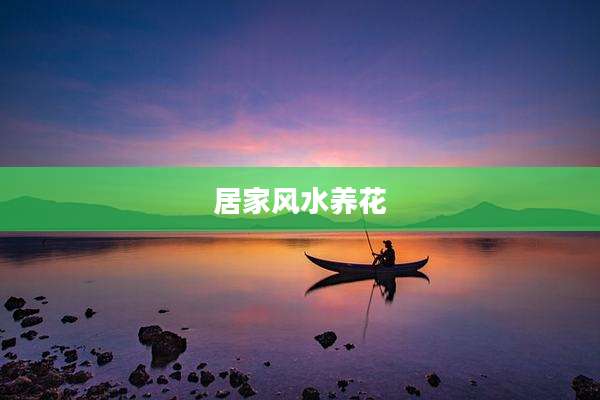 居家风水养花