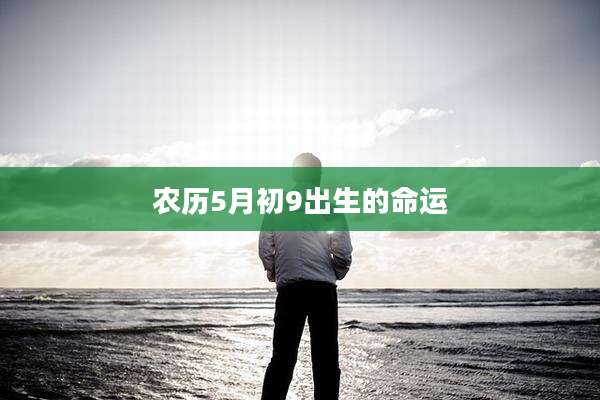 农历5月初9出生的命运