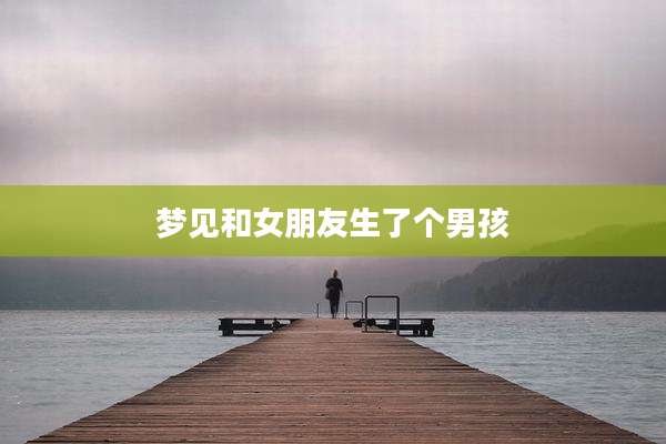 梦见和女朋友生了个男孩
