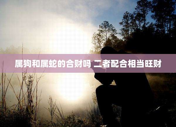 属狗和属蛇的合财吗 二者配合相当旺财