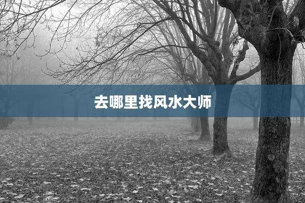 去哪里找风水大师