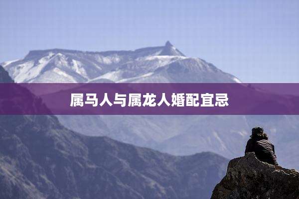 属马人与属龙人婚配宜忌