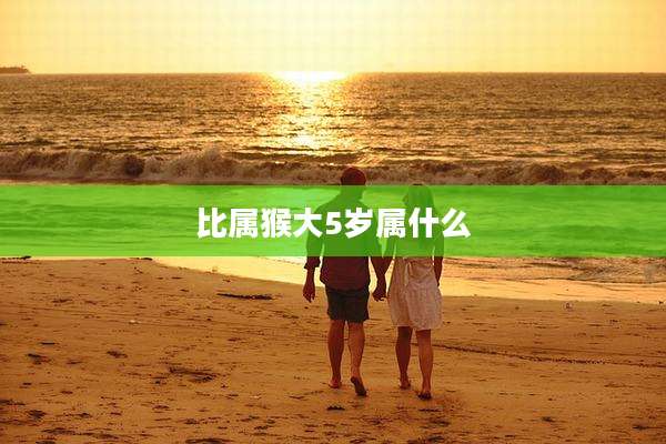比属猴大5岁属什么