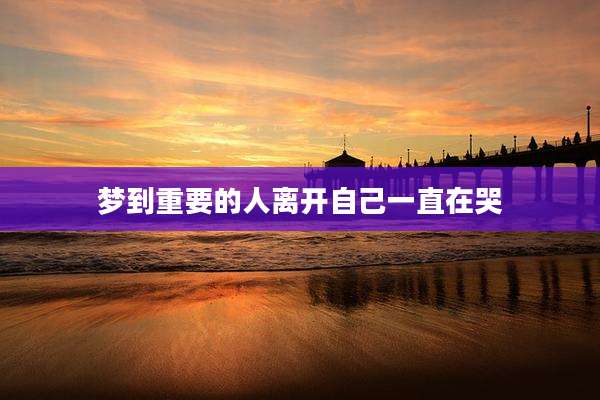 梦到重要的人离开自己一直在哭