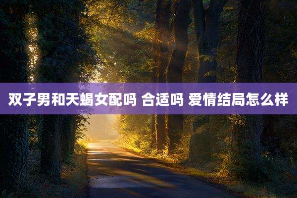 双子男和天蝎女配吗 合适吗 爱情结局怎么样