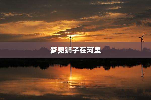 梦见狮子在河里