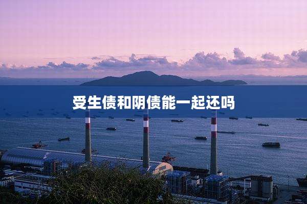 受生债和阴债能一起还吗