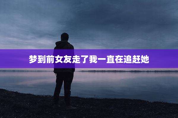 梦到前女友走了我一直在追赶她