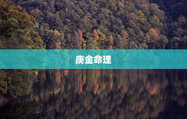 庚金命理