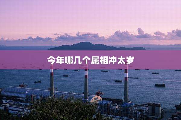 今年哪几个属相冲太岁