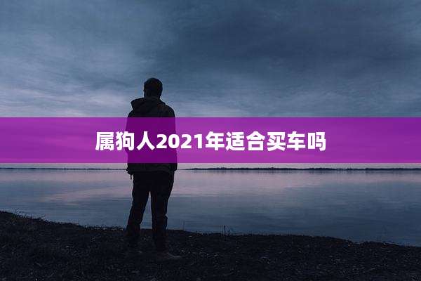 属狗人2021年适合买车吗
