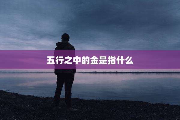 五行之中的金是指什么