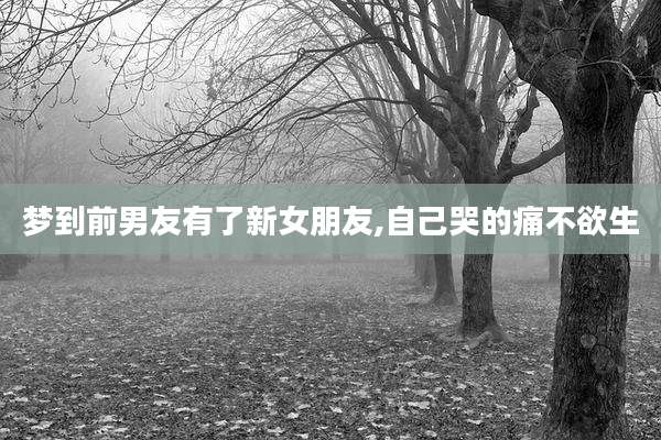 梦到前男友有了新女朋友,自己哭的痛不欲生