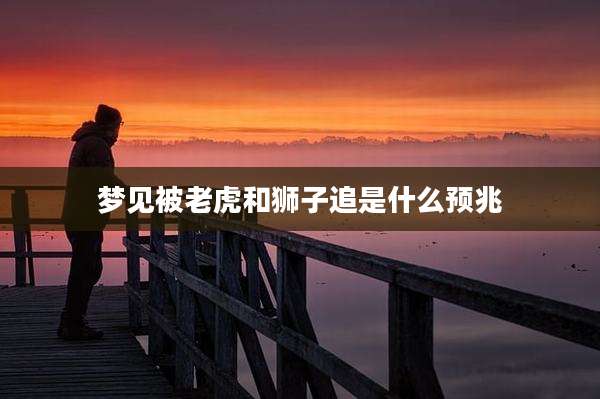 梦见被老虎和狮子追是什么预兆