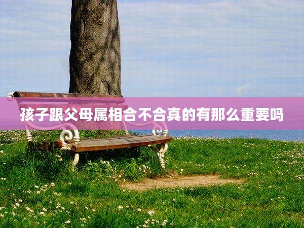 孩子跟父母属相合不合真的有那么重要吗