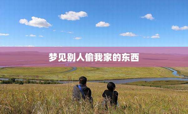 梦见别人偷我家的东西