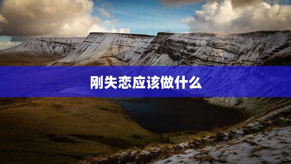 刚失恋应该做什么