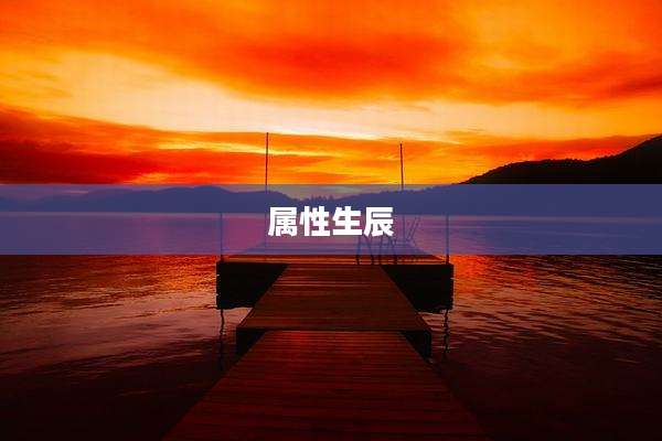属性生辰