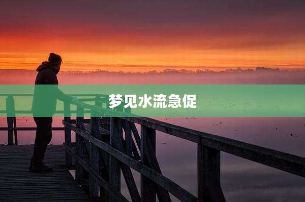 梦见水流急促