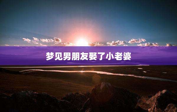 梦见男朋友娶了小老婆
