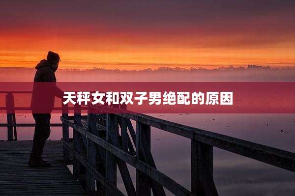 天秤女和双子男绝配的原因